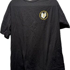 Vans Black Tee with Yellow Graphic